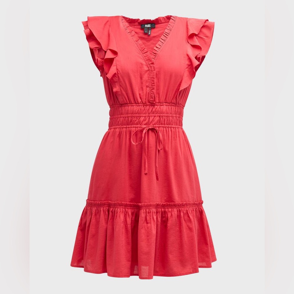 Paige $249 Red Muriel Dress Sz 8 in Excellent Used Condition